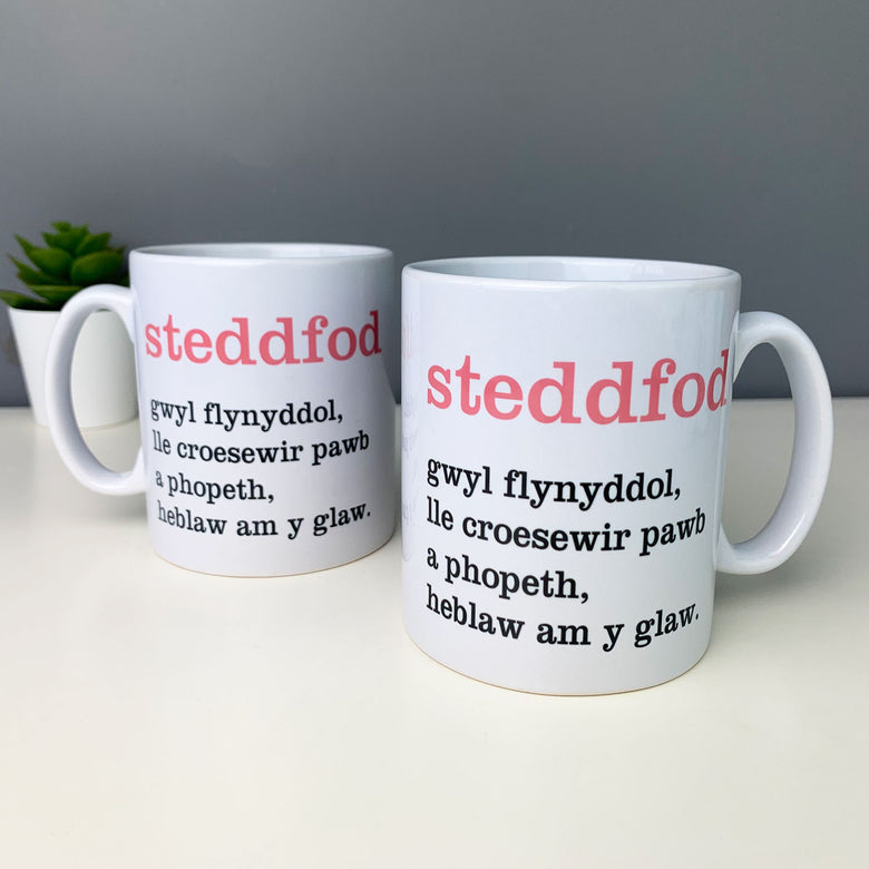 Welsh definition mug - Steddfod