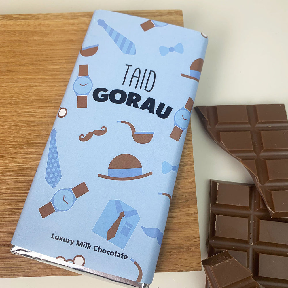 Taid gorau chocolate bar, Welsh Gift, Welsh Food Gift, Welsh Chocolate