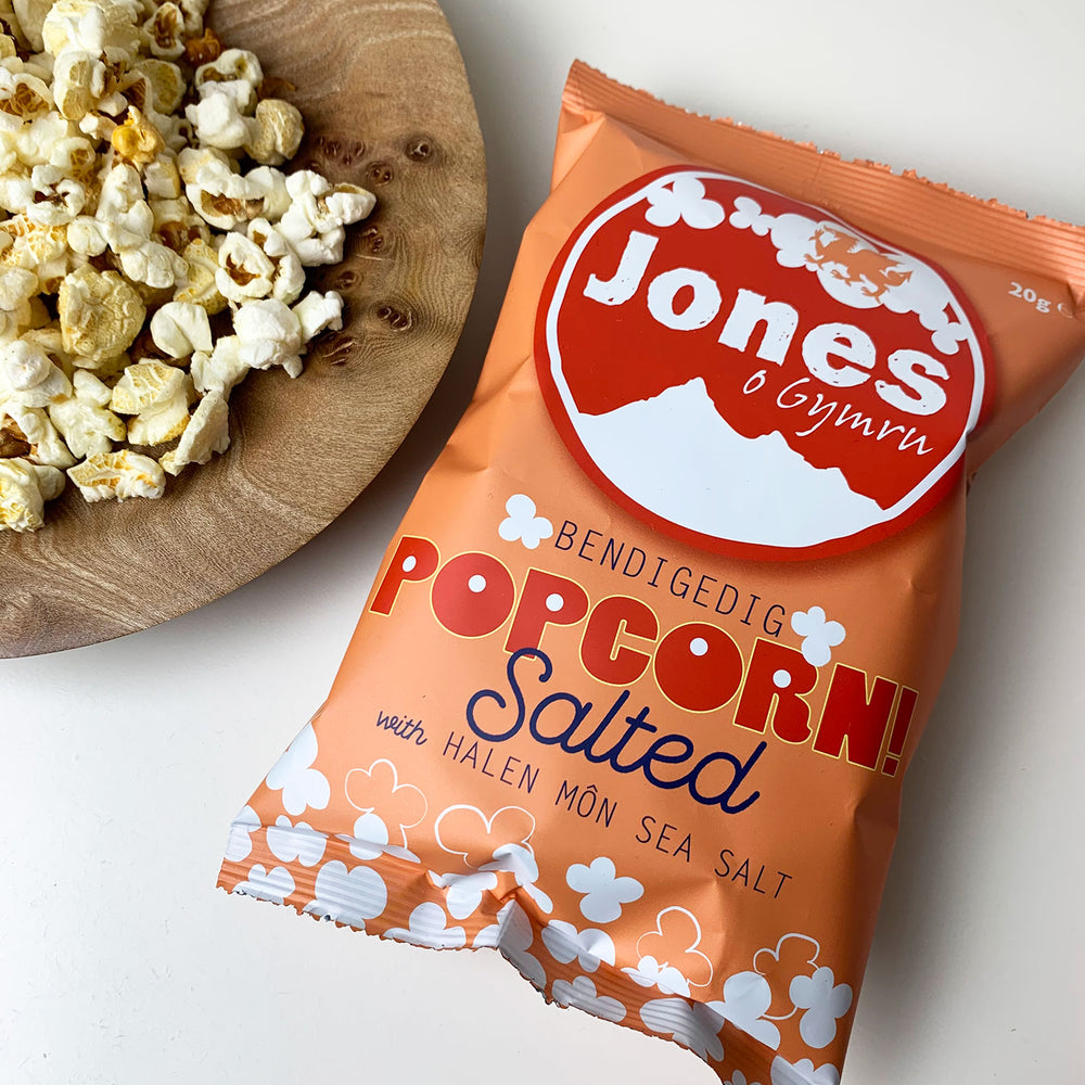 Jones o Gymru popcorn - salted