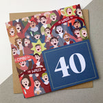 40th Birthday Card, Welsh Cards, Unique Birthday Cards, Best Gift Wrap