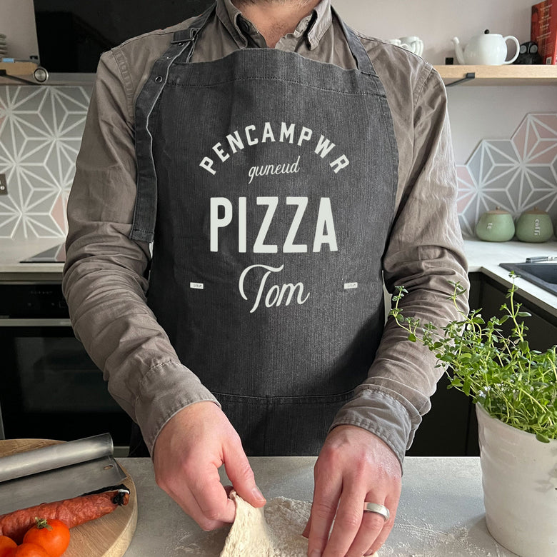 Personalised pizza champion apron