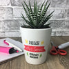 Personalised thank you teacher flower pot