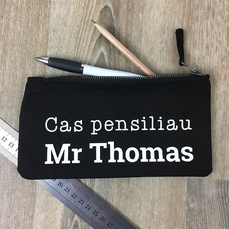 Personalised teacher pencil case