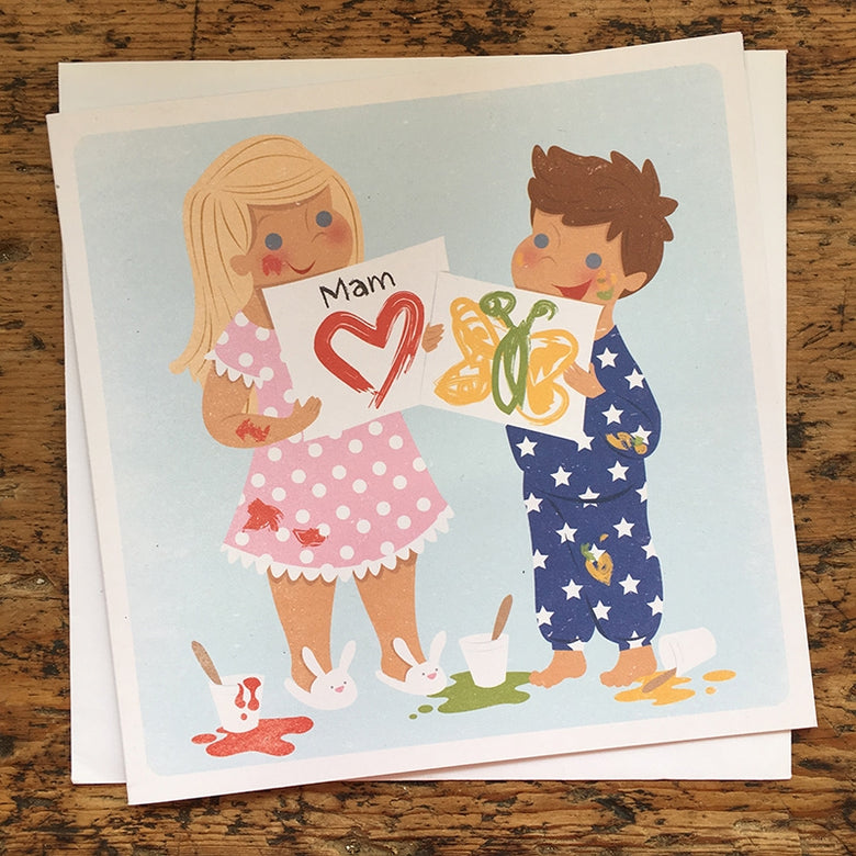 Welsh Mother's Day card to accompany any personalised mothers day gift