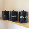 Welsh Tea Coffee And Sugar Pots, Welsh Kitchen Accessories