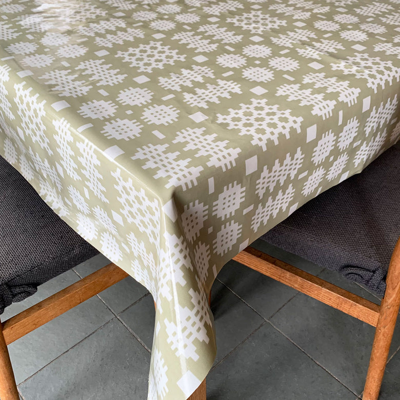 Welsh Blanket Oilcloth, Welsh Kitchen, welsh Oilcloth, Welsh Table Cloth